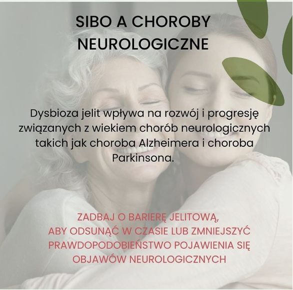 okładka posta instagram - SIBO a choroby neurologiczne